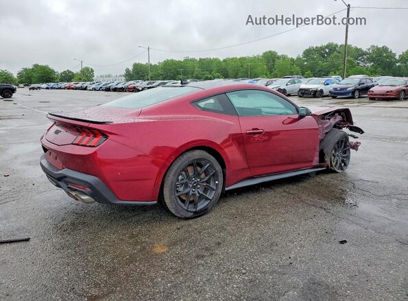 1FA6P8CF2S5406104 2025 FORD MUSTANG Красный Задняя правая четверть
