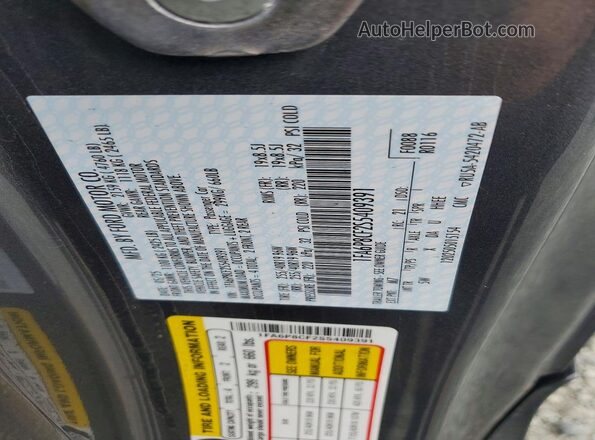 1FA6P8CF2S5409391 2025 FORD MUSTANG Gray Vista del compartimento del motor