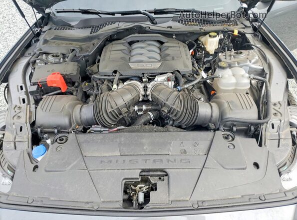1FA6P8CF2S5409391 2025 FORD MUSTANG Gray Vista interior trasera