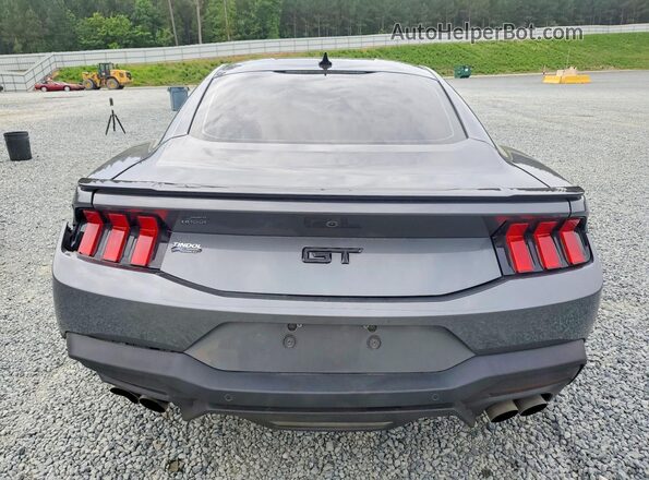 1FA6P8CF2S5409391 2025 FORD MUSTANG Gray Vista trasera