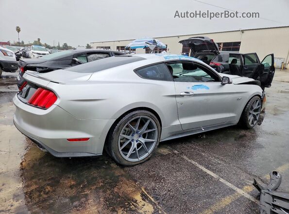 1FA6P8CF3G5237850 2016 FORD MUSTANG Silver Tył prawy
