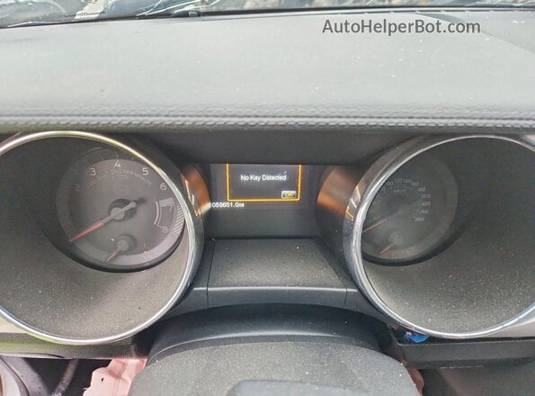 1FA6P8CF3G5237850 2016 FORD MUSTANG Silver Widok zestawu wskaźników