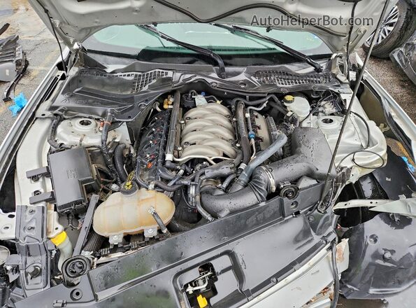 1FA6P8CF3G5237850 2016 FORD MUSTANG Silver Widok wnętrza z tyłu