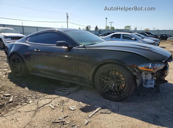 1FA6P8CF3L5117959 2020 FORD MUSTANG Black Przód prawy