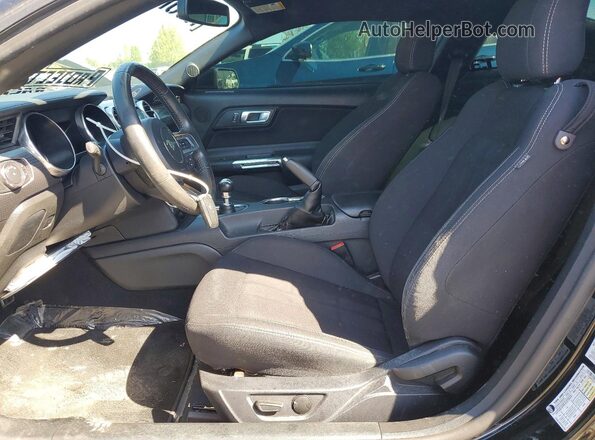 1FA6P8CF3L5117959 2020 FORD MUSTANG Black Widok wnętrza z przodu