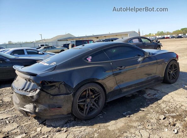 1FA6P8CF3L5117959 2020 FORD MUSTANG Black Tył prawy
