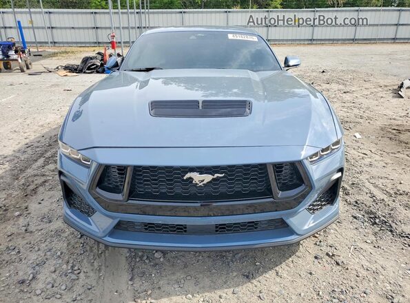 1FA6P8CF3R5433337 2024 FORD MUSTANG Синий Вид спереди