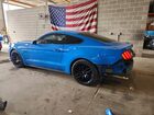 2017 Ford Mustang Gt Blue vin: 1FA6P8CF4H5330331
