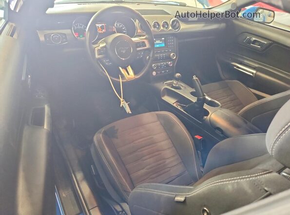 1FA6P8CF4H5330331 2017 FORD MUSTANG Blue Առջևի վահանակի տեսք