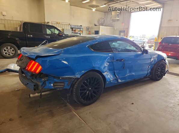 1FA6P8CF4H5330331 2017 FORD MUSTANG Blue Հետևի աջ