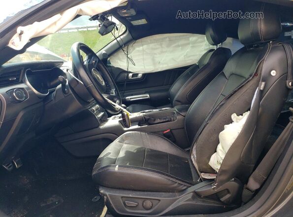 1FA6P8CF4L5142062 2020 FORD MUSTANG Угольный Вид салона спереди