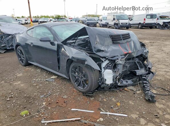 1FA6P8CF4T5406042 2026 FORD MUSTANG Черный Передняя правая четверть