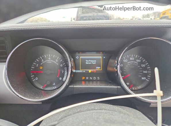 1FA6P8CF5H5258085 2017 FORD MUSTANG Black Widok zestawu wskaźników
