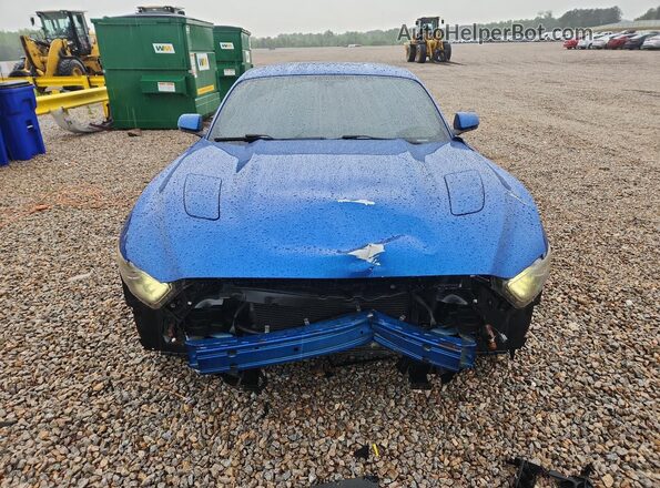 1FA6P8CF5H5276294 2017 FORD MUSTANG Blue Widok z przodu