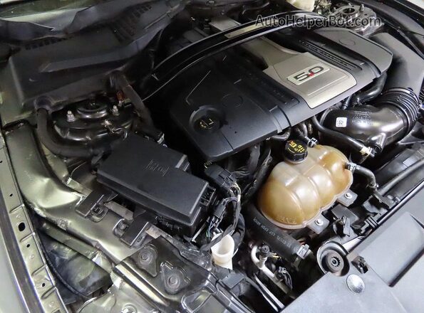 1FA6P8CF5L5130471 2020 FORD MUSTANG Серый Вид салона спереди