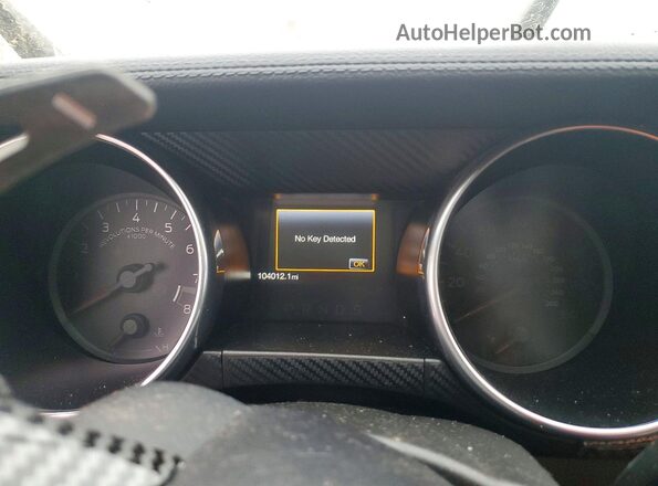 1FA6P8CF6J5159183 2018 FORD MUSTANG Черный Вид щитка приборов