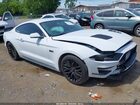 2018 Ford Mustang Gt White vin: 1FA6P8CF6J5185475