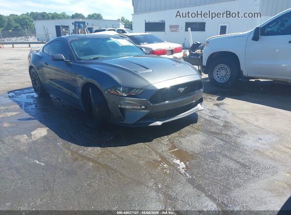 1FA6P8CF6K5111510 2019 FORD MUSTANG Серый Передняя правая четверть