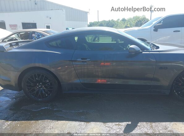 1FA6P8CF6K5111510 2019 FORD MUSTANG Серый Вид задней части салона