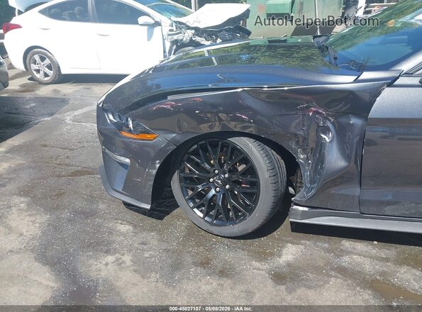 1FA6P8CF6K5111510 2019 FORD MUSTANG Серый Вид спереди