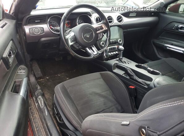 1FA6P8CF7G5267529 2016 FORD MUSTANG Красный Вид панели приборов