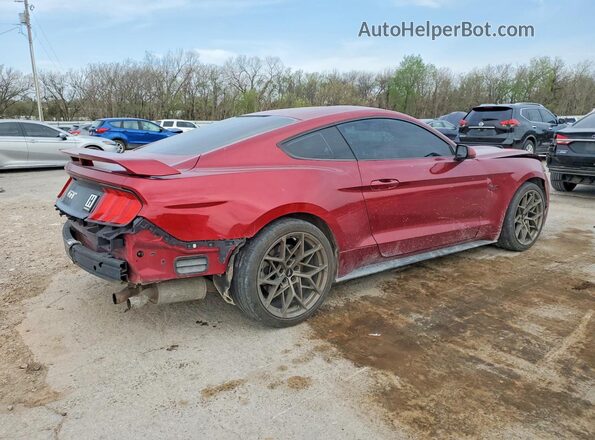 1FA6P8CF7G5267529 2016 FORD MUSTANG Красный Задняя правая четверть