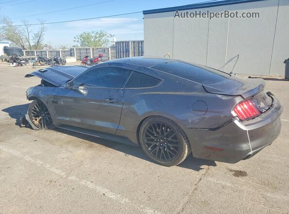 1FA6P8CF7H5322000 2017 FORD MUSTANG Черный Задняя левая четверть