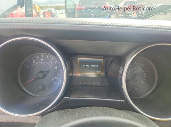 1FA6P8CF7M5116931 2021 FORD MUSTANG White Instrument cluster view