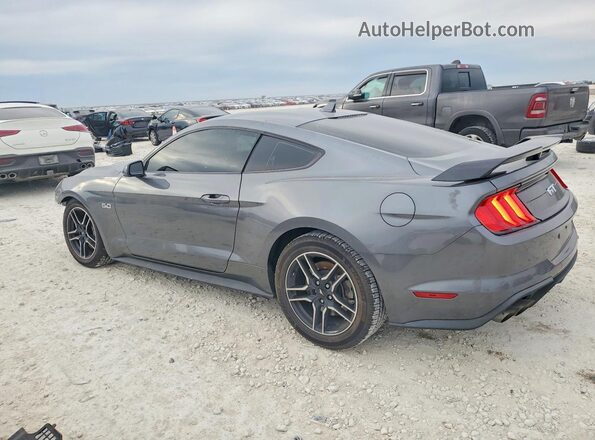 1FA6P8CF7M5146737 2021 FORD MUSTANG Серый Задняя левая четверть