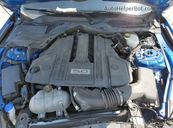 1FA6P8CF7M5151890 2021 FORD MUSTANG Blue Vista interior trasera