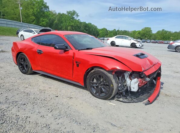 1FA6P8CF7R5421501 2024 FORD MUSTANG Красный Передняя правая четверть