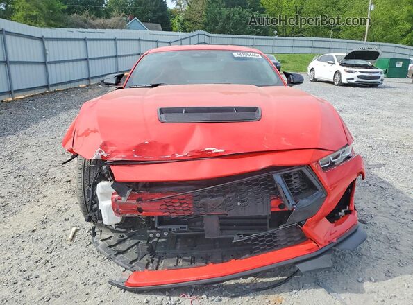 1FA6P8CF7R5421501 2024 FORD MUSTANG Красный Вид спереди