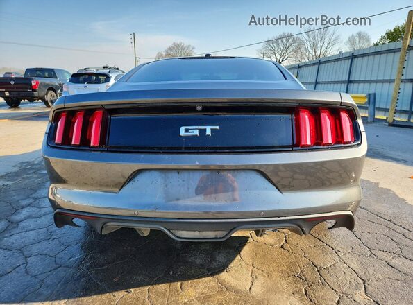 1FA6P8CF8H5263443 2017 FORD MUSTANG Black Вид ззаду