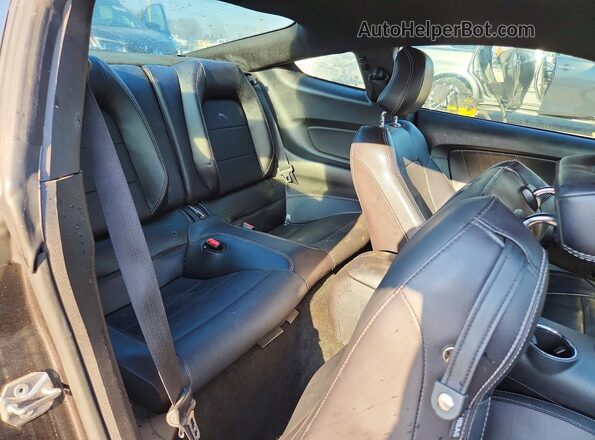1FA6P8CF8H5263443 2017 FORD MUSTANG Black Вид задніх сидінь