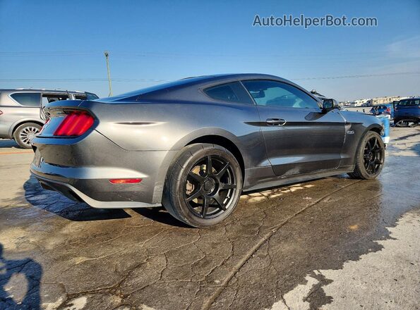 1FA6P8CF8H5263443 2017 FORD MUSTANG Black Задня права чверть