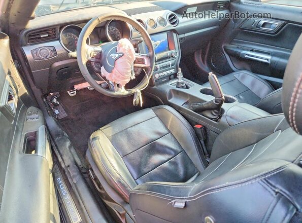 1FA6P8CF8H5263443 2017 FORD MUSTANG Black Вид панелі приладів