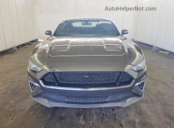 1FA6P8CF8L5123417 2020 FORD MUSTANG Серый Вид спереди