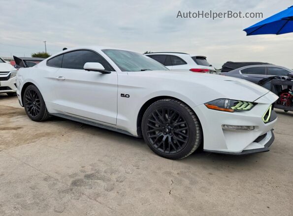 1FA6P8CF8N5136302 2022 FORD MUSTANG White Przód prawy