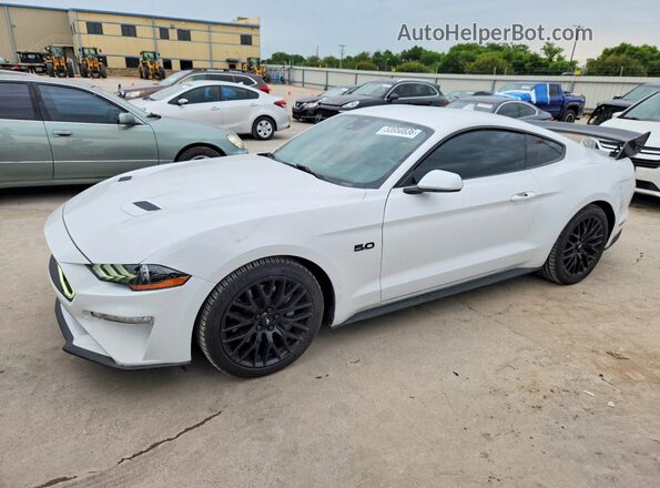 1FA6P8CF8N5136302 2022 FORD MUSTANG White Przód lewy