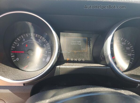 1FA6P8CF8N5142990 2022 FORD MUSTANG White ხელსაწყოთა პანელის ხედი
