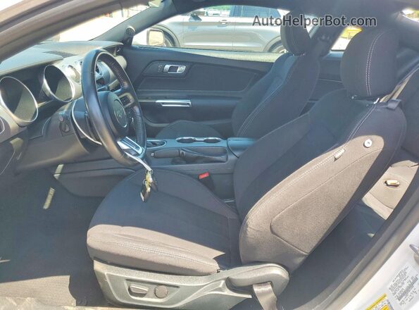 1FA6P8CF8N5142990 2022 FORD MUSTANG White წინა სალონის ხედი
