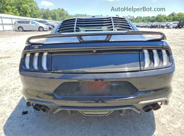 1FA6P8CF9K5166226 2019 FORD MUSTANG Black Вид ззаду