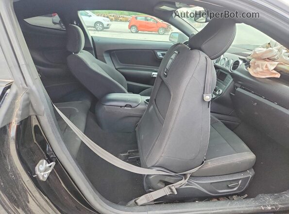 1FA6P8CF9L5163375 2020 FORD MUSTANG Black უკანა სავარძლების ხედი