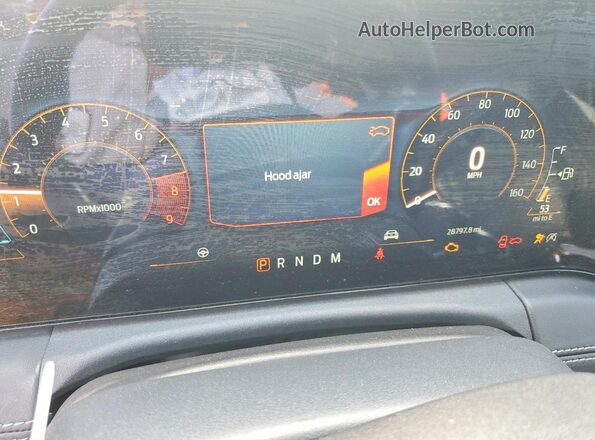 1FA6P8CF9R5424321 2024 FORD MUSTANG Charcoal Вид щитка приладів