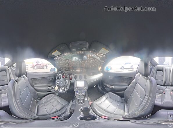 1FA6P8CFXH5211201 2017 FORD MUSTANG Синий Панорамный вид салона 360°