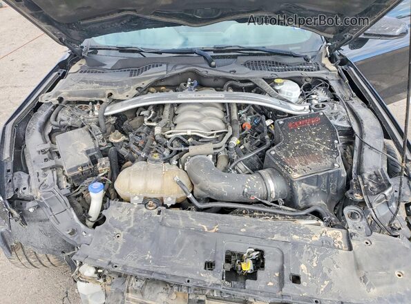 1FA6P8CFXL5124200 2020 FORD MUSTANG Черный Вид задней части салона
