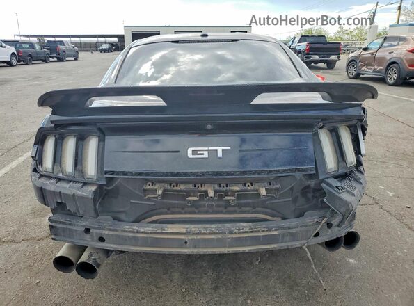 1FA6P8CFXL5124200 2020 FORD MUSTANG Черный Вид сзади
