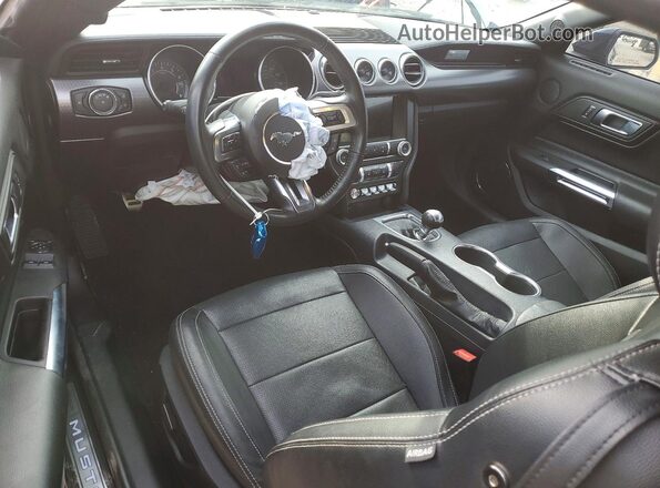 1FA6P8CFXM5130032 2021 FORD MUSTANG Черный Вид панели приборов