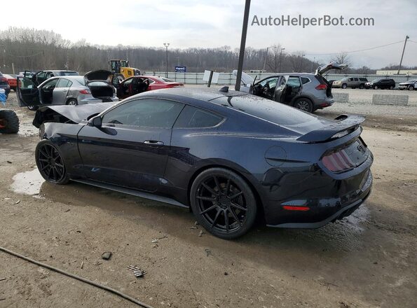 1FA6P8CFXM5130032 2021 FORD MUSTANG Черный Задняя левая четверть