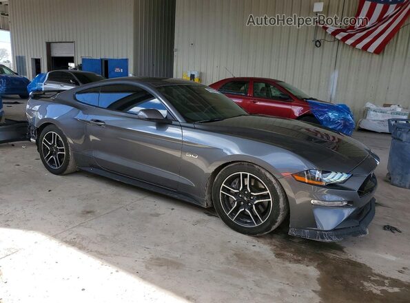 1FA6P8CFXN5115080 2022 FORD MUSTANG Серый Передняя правая четверть